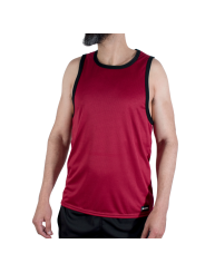 MACHO - CMV003 MAROON GYM T-SHIRT S/M