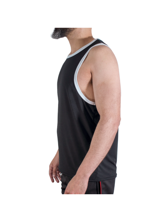 MACHO - CMV004 T-SHIRT DA PALESTRA NERA S/M