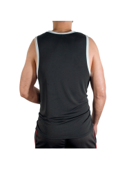 MACHO - CMV004 CAMISETA PRETA DE GINÁSTICA TAMANHO S/M