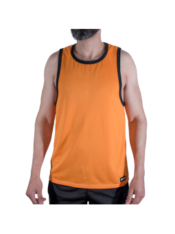 MACHO - CMV005 ORANGE GYM T-SHIRT S/M