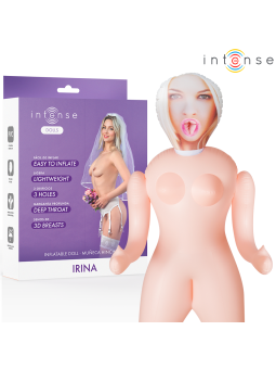 INTENSE DOLLS - IRINA OPBLAASPOP MET DRIE OPENINGEN