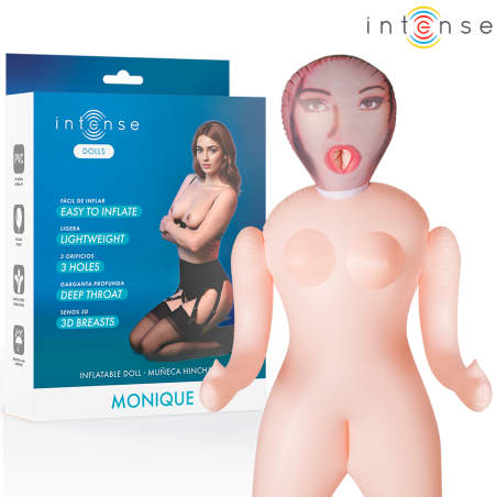 INTENSE DOLLS - MONIQUE OPBLAASPOP MET DRIE OPENINGEN