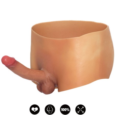 VERBORGENE BEGIERDE – ALTER EGO BOXERSHOT MIT 18 CM PENIS, GRÖSSE L