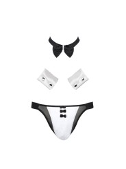 PASSION - 036 SLIP ALFROJO NEGRO L/XL