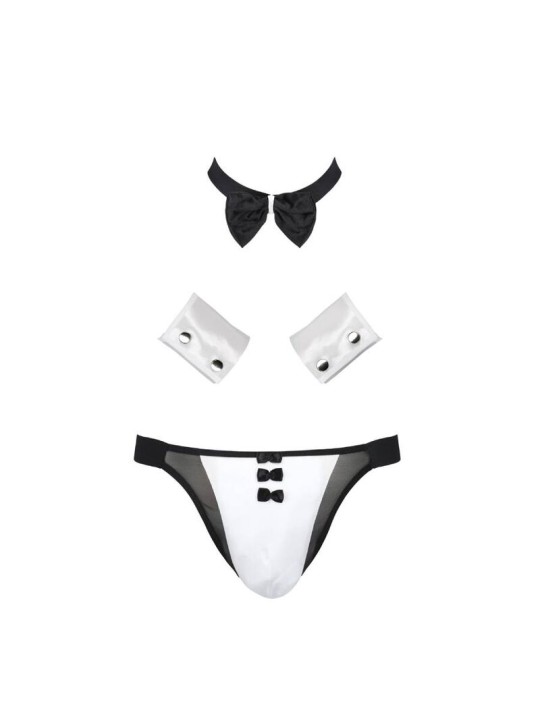 PASSION - 036 SLIP ALFROJO NEGRO L/XL