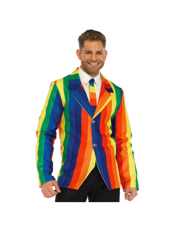 LEG AVENUE - BLAZERPAK + REGENBOOGSTRIKJES