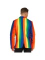 LEG AVENUE - BLAZER + TIE RAINBOW S