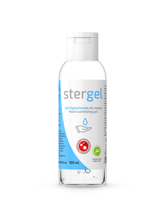STERGEL - GEL HIDROALCOÓLICO DESINFETANTE DE MÃOS ALOE VERA 100ML