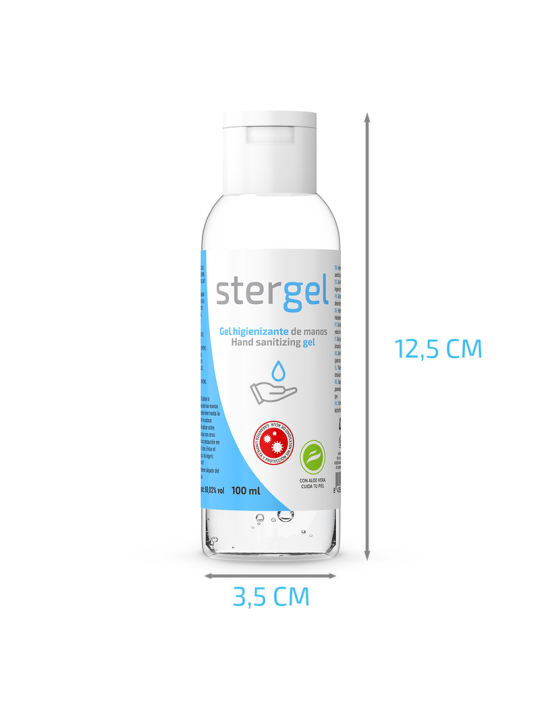 STERGEL - GEL HIDROALCOÓLICO DESINFETANTE DE MÃOS ALOE VERA 100ML