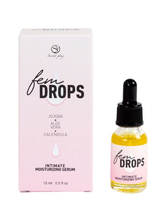 SECRETPLAY - FEM DROPS SÉRUM HYDRATANT INTIME 15 ML