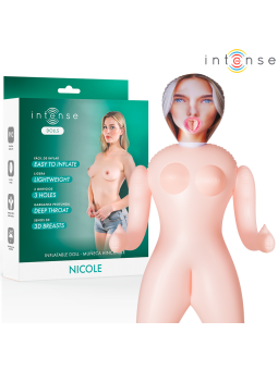 INTENSE DOLLS - AUFBLASBARE PUPPE NICOLE MIT DREI ÖFFNUNGEN