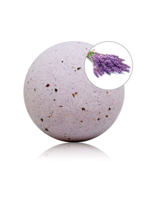 TALOKA - BOMBE DE BAIN PARFUMÉE LAVANDE ET PÉTALES DE ROSE