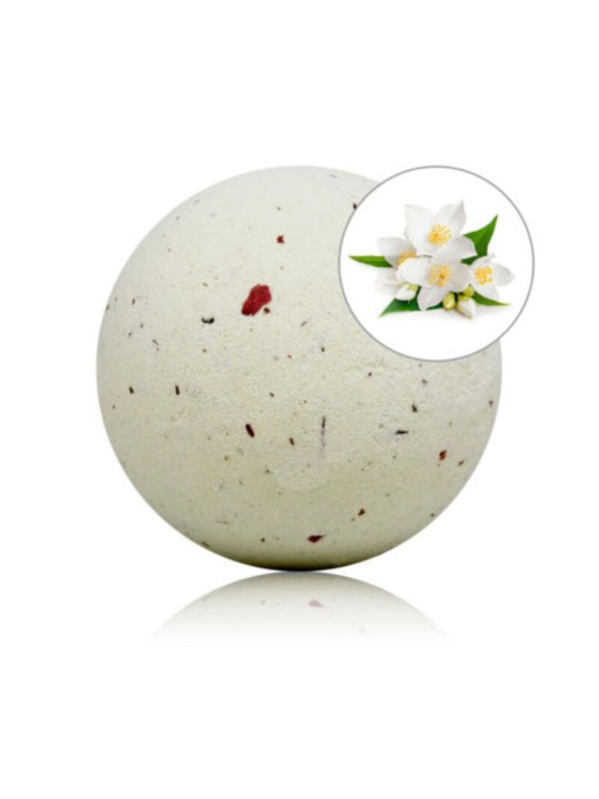 TALOKA - BOMBA DE BANHO PERFUMADA DE JASMIM COM PÉTALAS DE ROSA