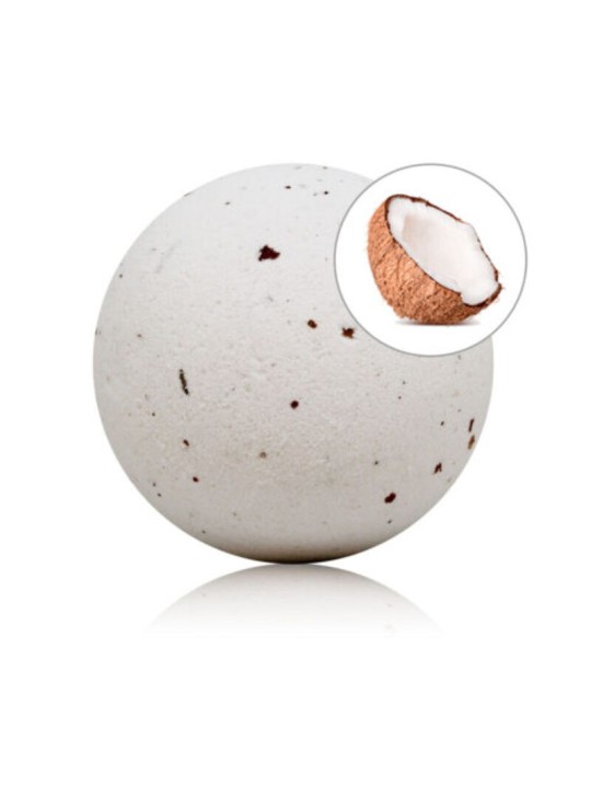 TALOKA - BOMBA DE BANHO PERFUMADA DE COCO COM PÉTALAS DE ROSA