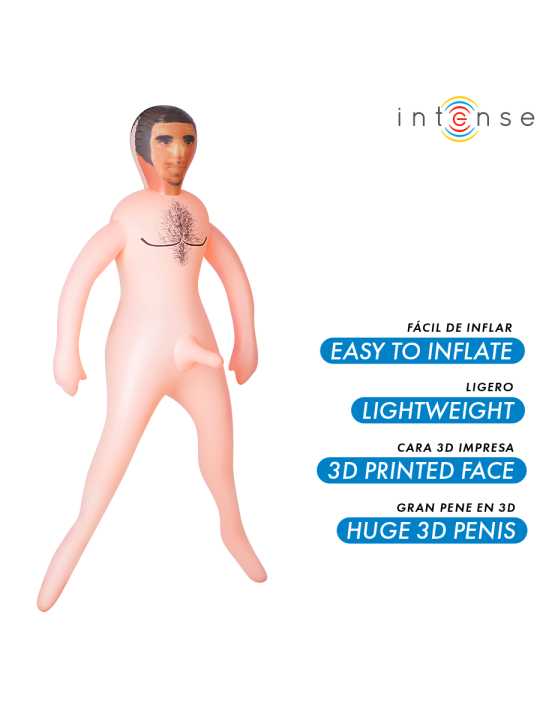 INTENSE DOLLS - BONECA INFLÁVEL ANTHONY COM PÊNIS 3D
