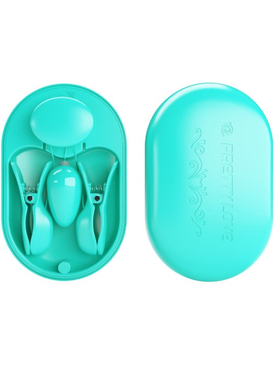 PRETTY LOVE - VERRASSINGSDOOS ELEKTROSTIMULATIEKLEMMEN BLAUW