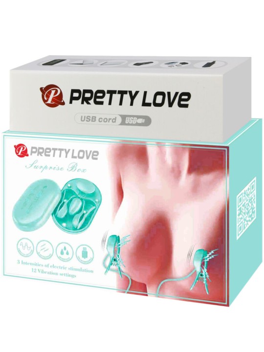 PRETTY LOVE - CAIXA SURPRESA AZUL PINA DE ESTIMULAO ELECTRO