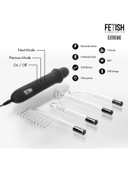 FETISH SUBMISSIVE - VIBRADOR WAND ELECTROESTIMULACIÓN ALTA FRECUENCIA