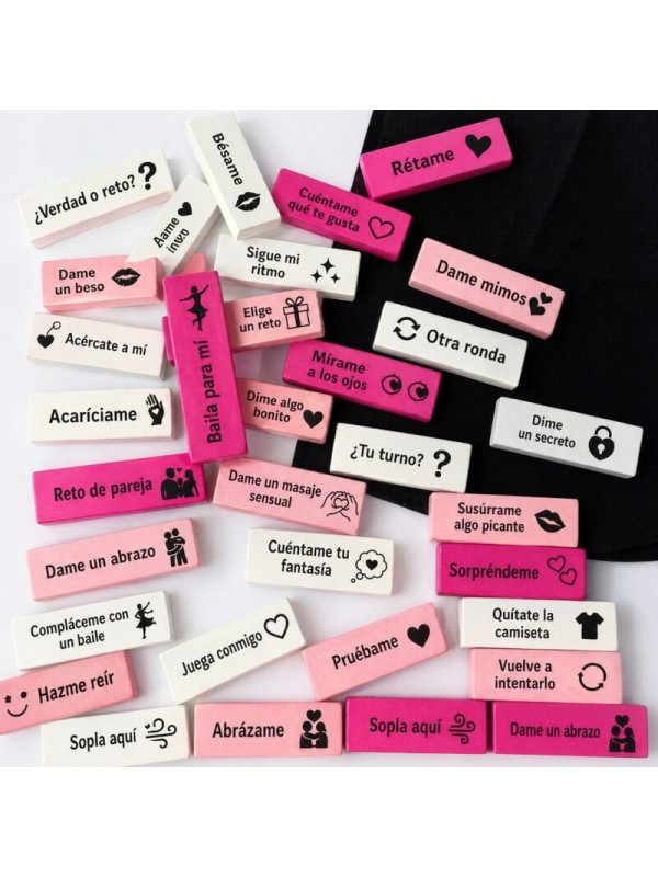DIABLO PICANTE - BAG OF 16 LOVE BLOCKS - SPANISH VERSION