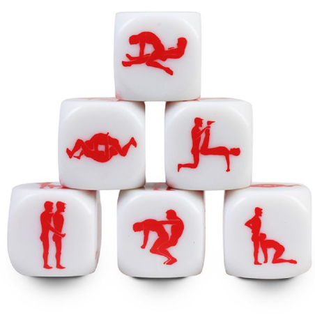 SECRETPLAY - GAY KAMASUTRA DOBBELSTENEN 25MM