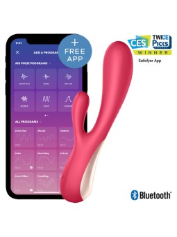 SATISFYER - MONO FLEX VERMELHO COM APLICATIVO