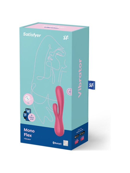 SATISFYER - MONO FLEX ROJO CON APP