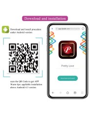 PRETTY LOVE - HUEVO VIBRADOR PESCADOR ROSA CONTROLADO POR APP
