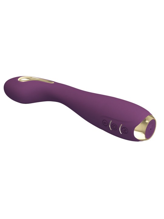 PRETTY LOVE - HECTOR VIBRADOR ELECTROSHOCK POR APP CONTROL ROXO