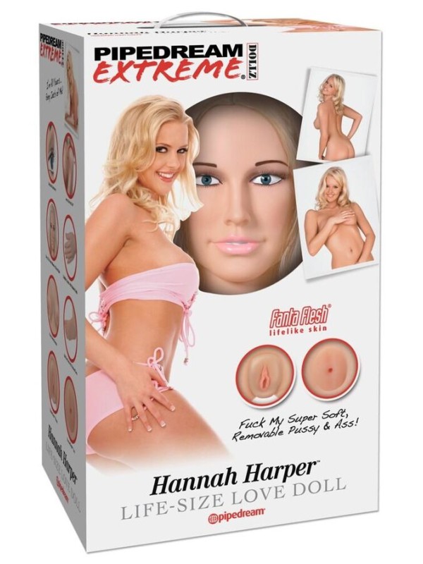 MUÑECA HINCHABLE TAMAÑO REAL CON CARA 3D, VAGINA Y ANO REALISTA + BOMB