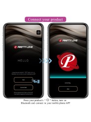PRETTY LOVE - LEVIATHAN APP CONTROLLED VIBRATOR PURPLE