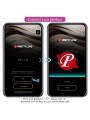 PRETTY LOVE - VIBRATORE CONTROLLATO DA APP LEVIATHAN VIOLA