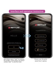 PRETTY LOVE - LEVIATHAN APP CONTROLLED VIBRATOR PURPLE