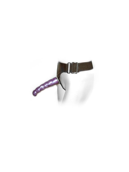BAILE - HARNAIS ANAL ET VAGINAL FEMME LILAS GPOINT 17 CM