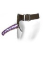 BAILE - HARNAIS ANAL ET VAGINAL FEMME LILAS GPOINT 17 CM