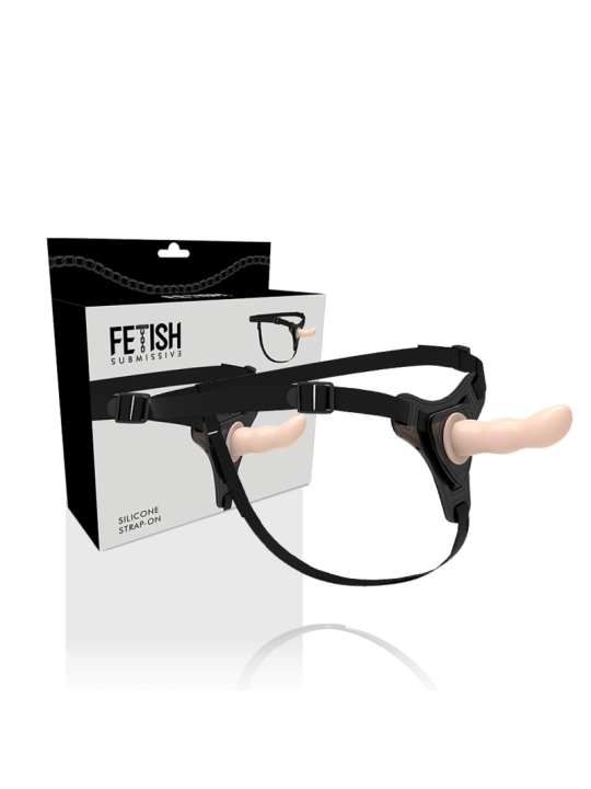 FETISH SUBMISSIVE HARNESS - SILIKON-FLEISCH-G-SPOT 12,5 CM