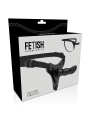 FETISH SUBMISSIVE HARNESS - ZWARTE SILICONEN G-SPOT 16 CM