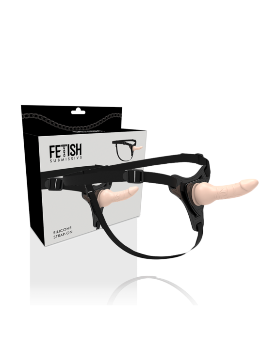 FETISH SUBMISSIVE HARNESS - SILICONEN VLEES REALISTISCH 16CM