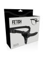 FETISH SUBMISSIVE HARNESS - SILICONA NEGRO REALISTIC 16 CM