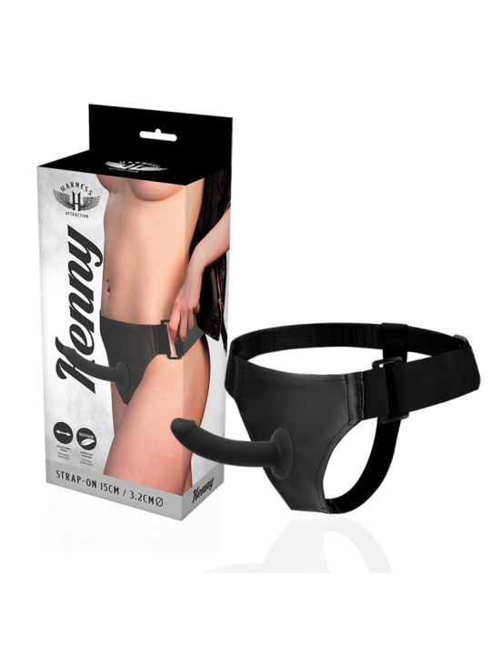 HARNESS ATTRACTION - ARNÉS SILICONA KENNY 15 CM -O- 3.2 CM