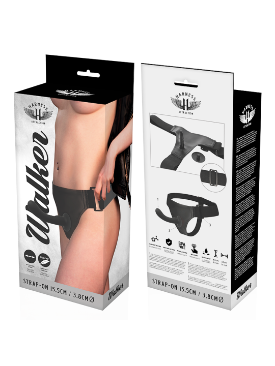HARNESS ATTRACTION - RNES SILIKON WALKER G-SPOT 15.5 CM -O- 3.8 CM