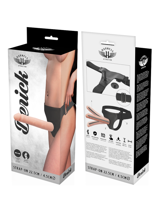 HARNESS ATTRACTION - DERICK CARNE ARTICOLABILE 22.5 CM -O- 4.5 CM