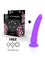 DELTA CLUB - TOYS HARNESS + DONG LILA SILIKON 17 CM -O- 3 CM
