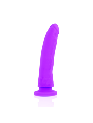 DELTA CLUB - TOYS ARNES + DILDO LILA SILICONA MEDICA 17 CM -O- 3 CM