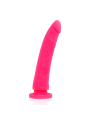 DELTA CLUB - TOYS DILDO + ARNES ROSA SILICONA MEDICA 20 CM -O- 4 CM