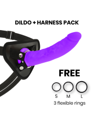 DELTA CLUB - TOYS ARNES + DONG PURPLE SILICONE 20 CM -O- 4 CM