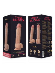 CYBER SILICOCK - STRAP-ON SAUL FLÜSSIGE SILIKON MIT 3 RINGEN GRATIS 15