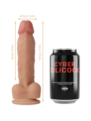 CYBER SILICOCK - STRAP-ON IN SILICONE LIQUIDO OLIVER CON 3 ANELLI IN O