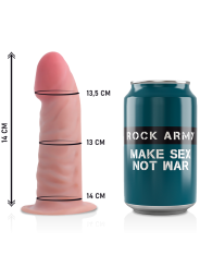 ROCKARMY - IMBRACATURA + DILDO REALISTICO TIGRE A DOPPIA DENSIT 14 CM 