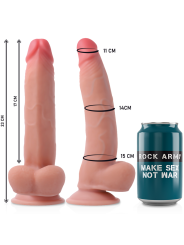 ROCKARMY - ARNÉS + DUAL DENSITY LEOPARD DILDO REALISTA 23 CM -O- 4.77 