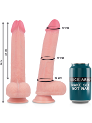 ROCKARMY - ARN S + DILDO IN SILICONE LIQUIDO PREMIUM KINGCOBRA 24 CM -